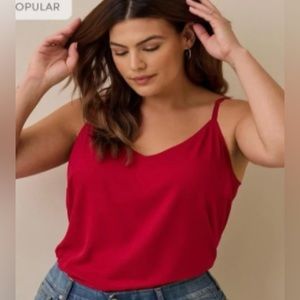 TORRID | Jester Red Ava Stretch Challis Cami Size 2X